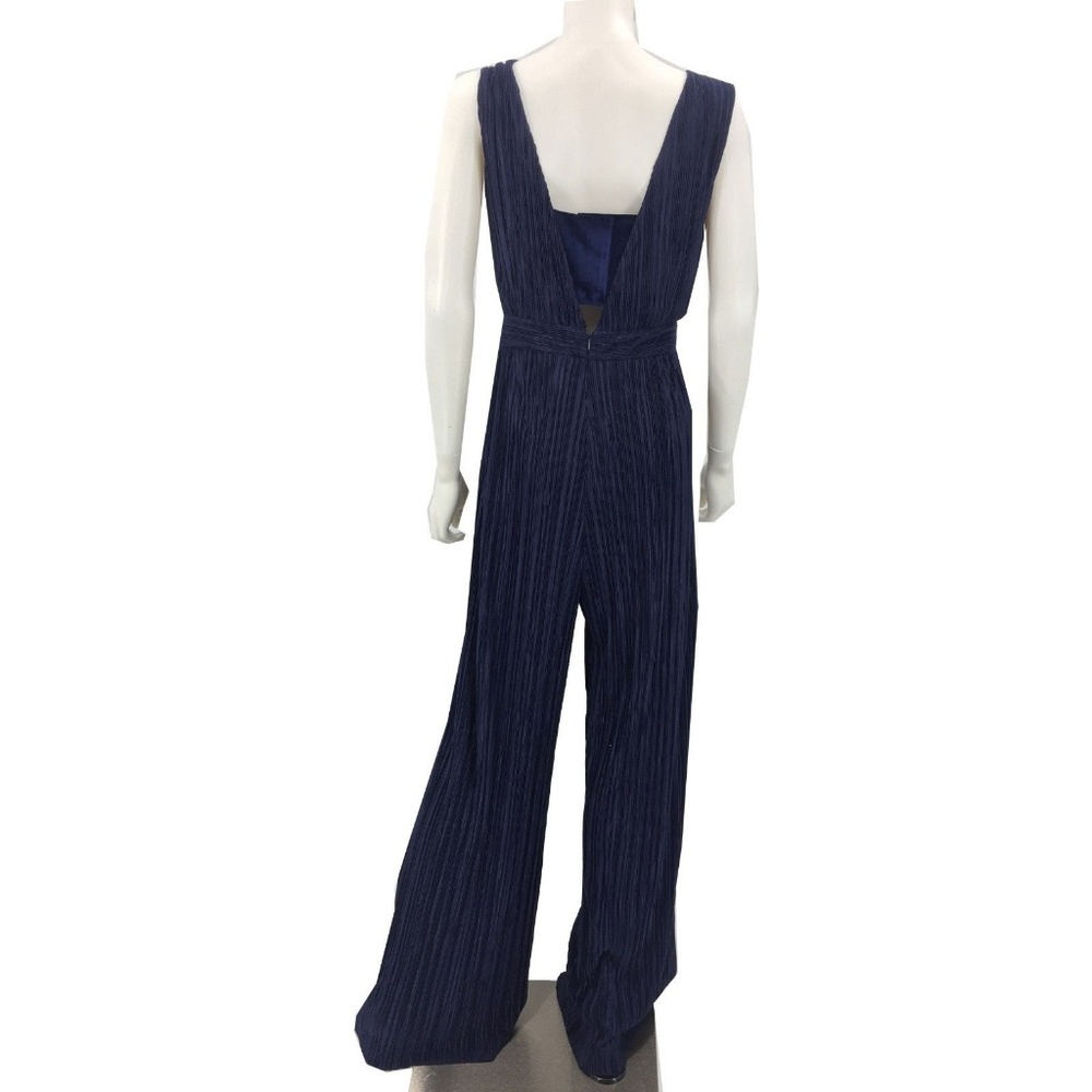 Gianni Bini Caroline Crushed Velvet Jumpsuit Sz 0 - Picture 2 of 7